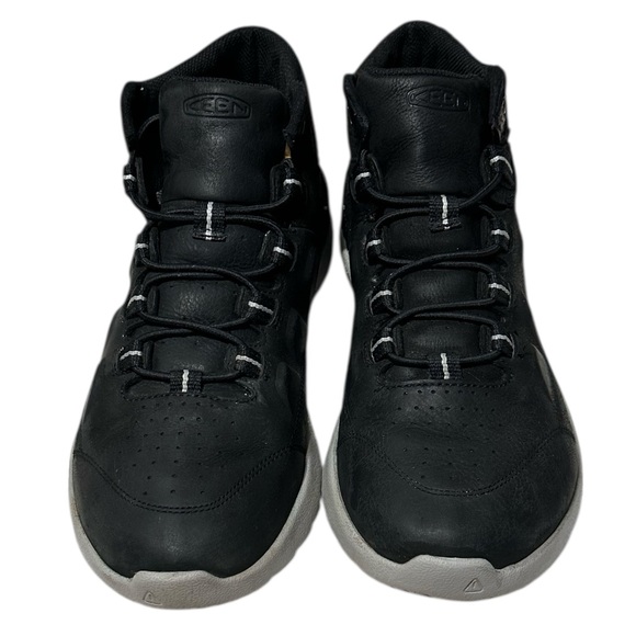 KEEN Men's Highland Black Waterproof Leather Casual Chukka Sneaker Boots - Picture 8 of 14